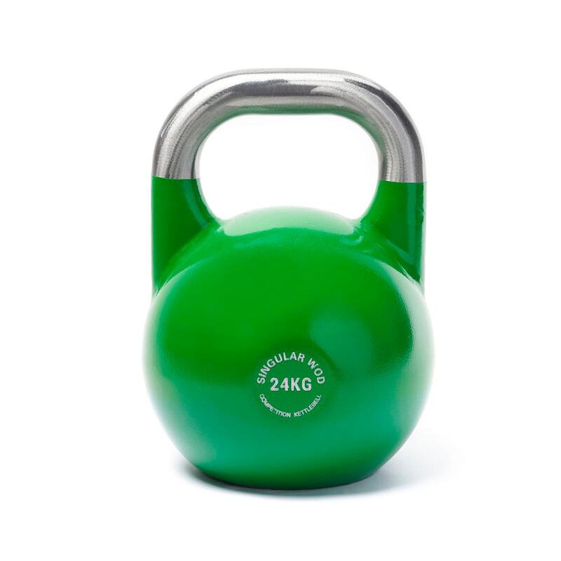 KETTLEBELL COMPETICION PESA RUSA 24 KG VERDE CLARO MATE