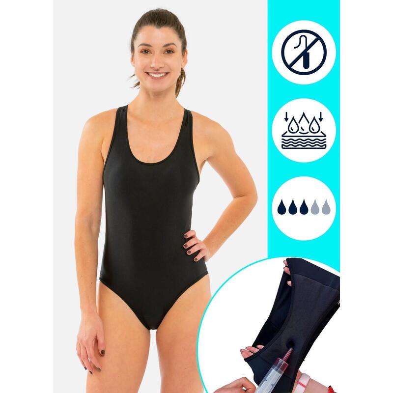 Maillot de Bain Menstruel - Dos nageur - Flux moyen - Lola