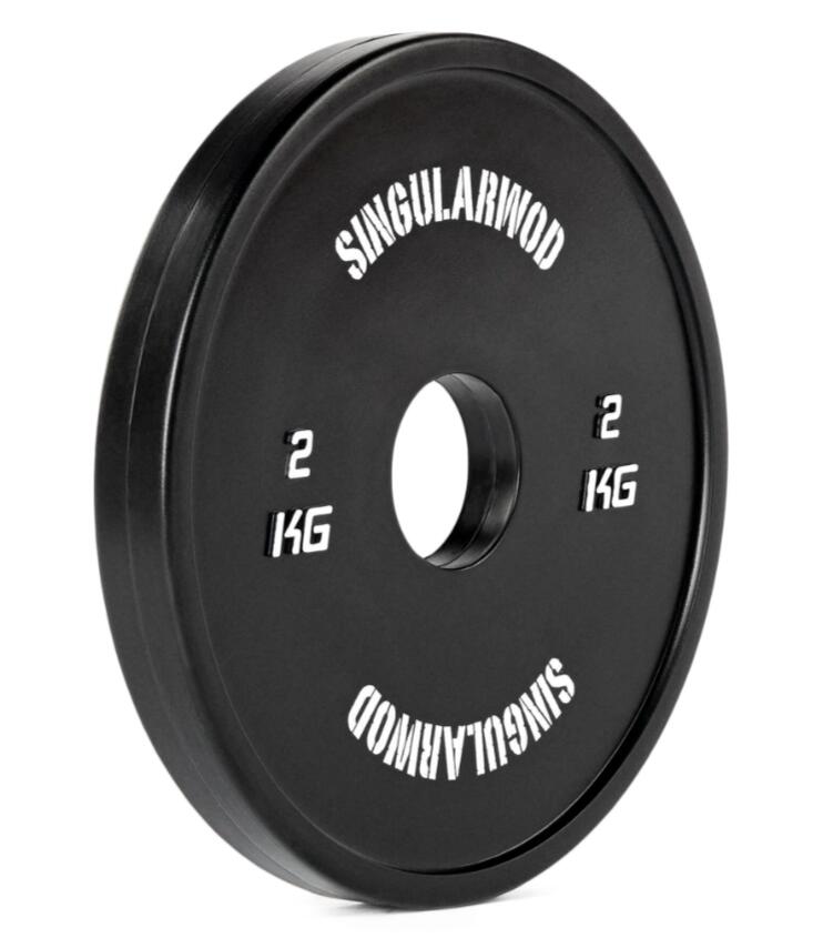Disco De Caucho Para Entrenamiento Funcional 2 Kg Negro 2/4