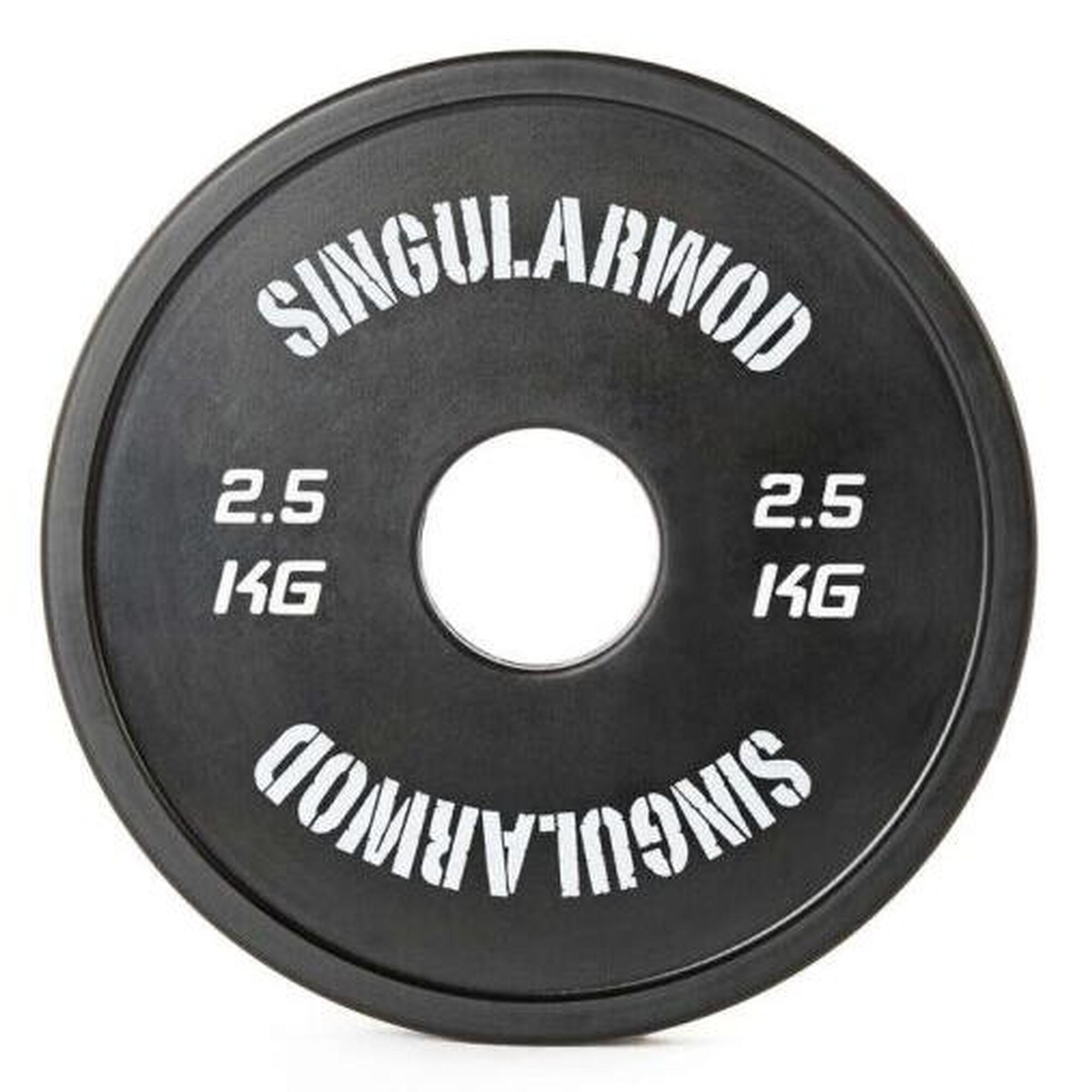 Mancuerna Hexagonal Singular Wod Dumbbell 8 Kg (Sin Logo) - Negro