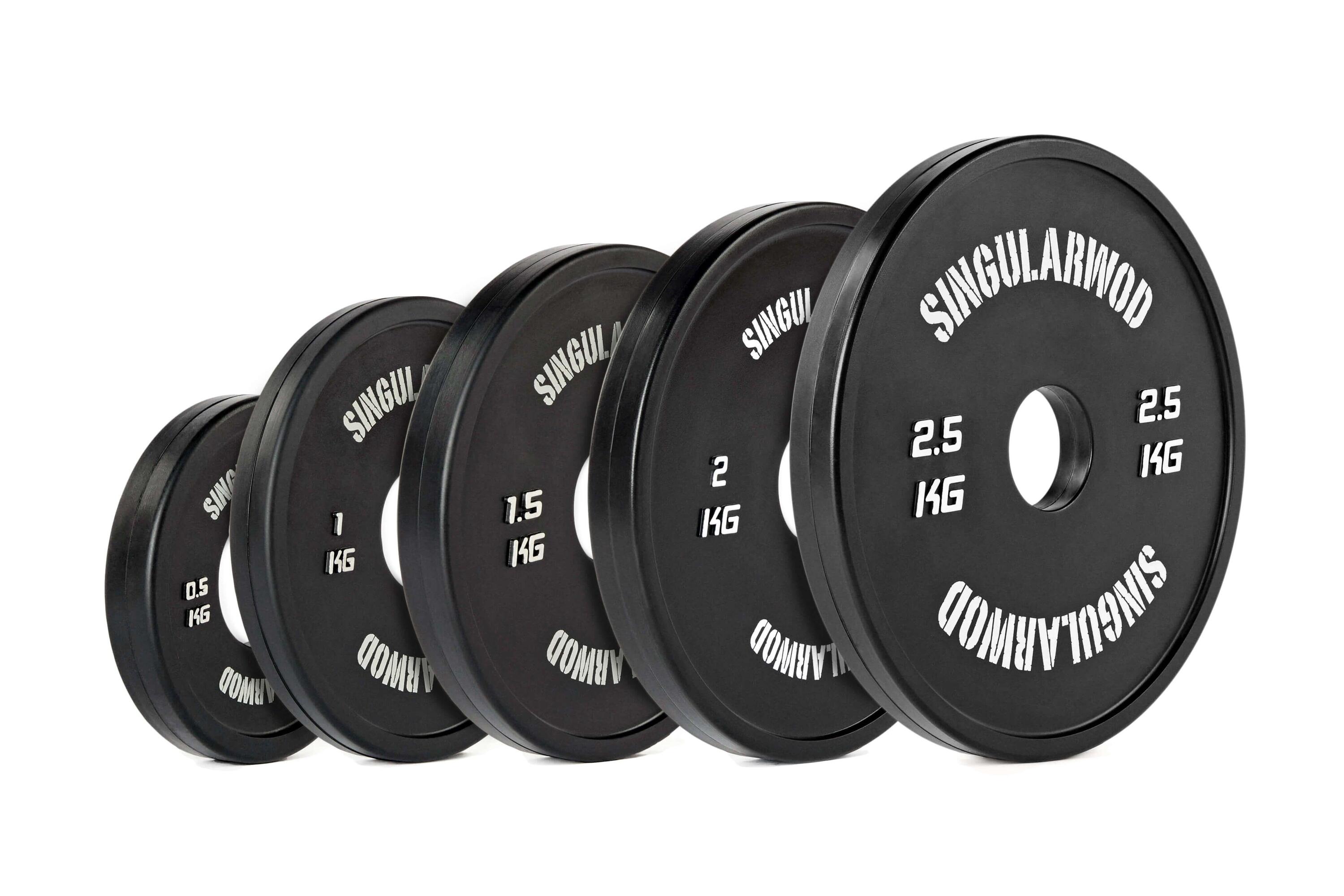 Disco De Caucho Para Entrenamiento Funcional 1,5 Kg Negro 4/4