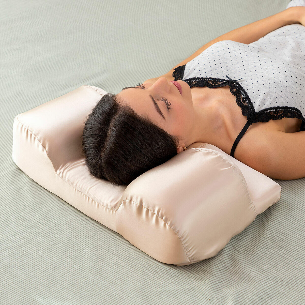 Oreiller Cervical Anti-Rides avec Housse en Satin InnovaGoods 2/5