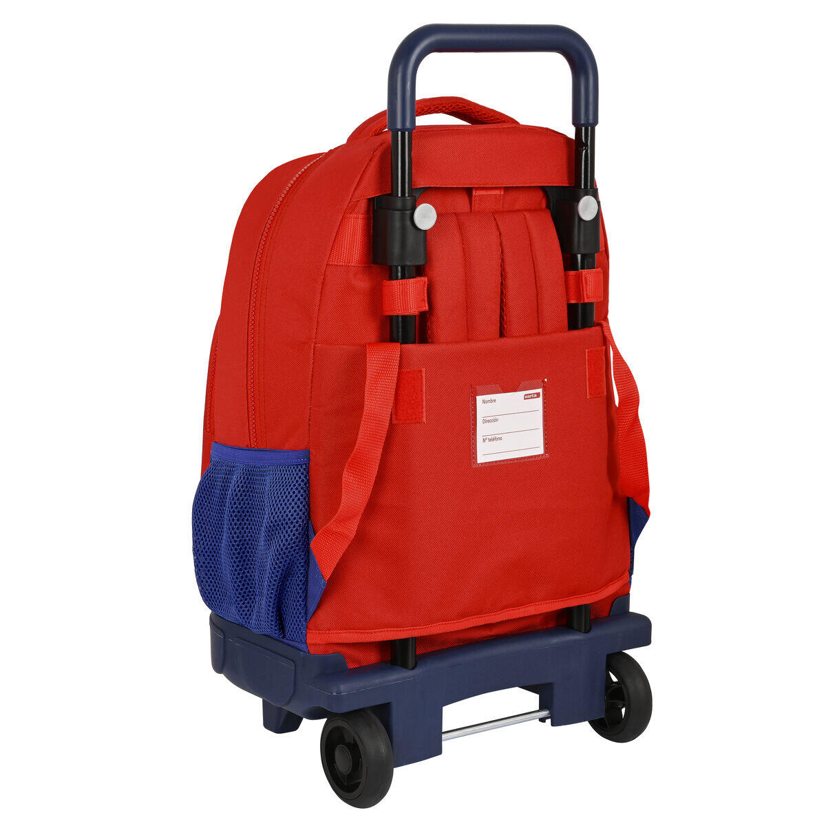 Mochila Escolar con Ruedas Atlético Madrid Rojo 3/3