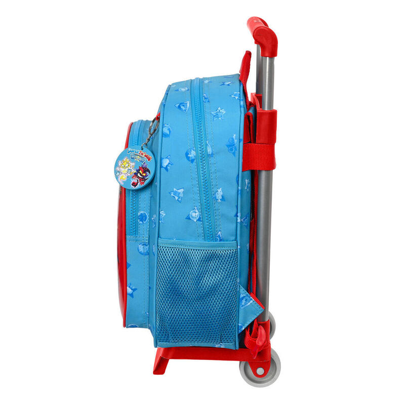 Cartable à roulettes SuperThings Rescue force Bleu