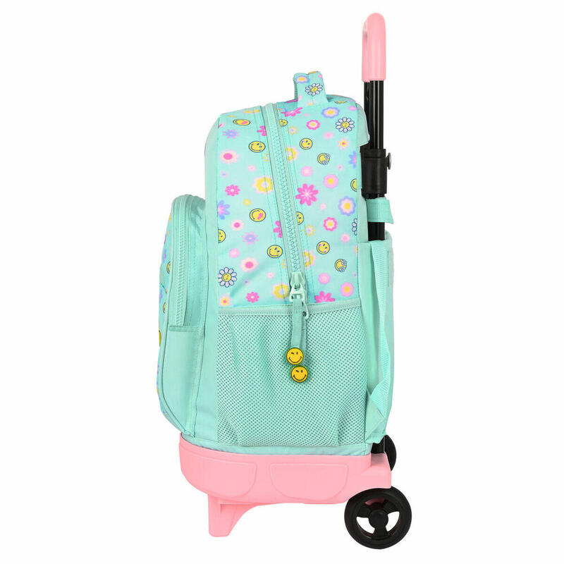 Cartable à roulettes Summer fun Turquoise