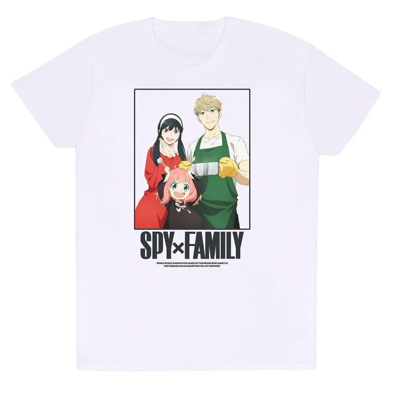 Camiseta de Manga Corta Spy X Family Full Of Surprises Blanco