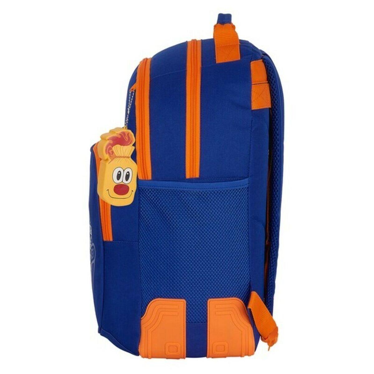 Mochila Escolar Valencia Basket M773 Azul 5/5