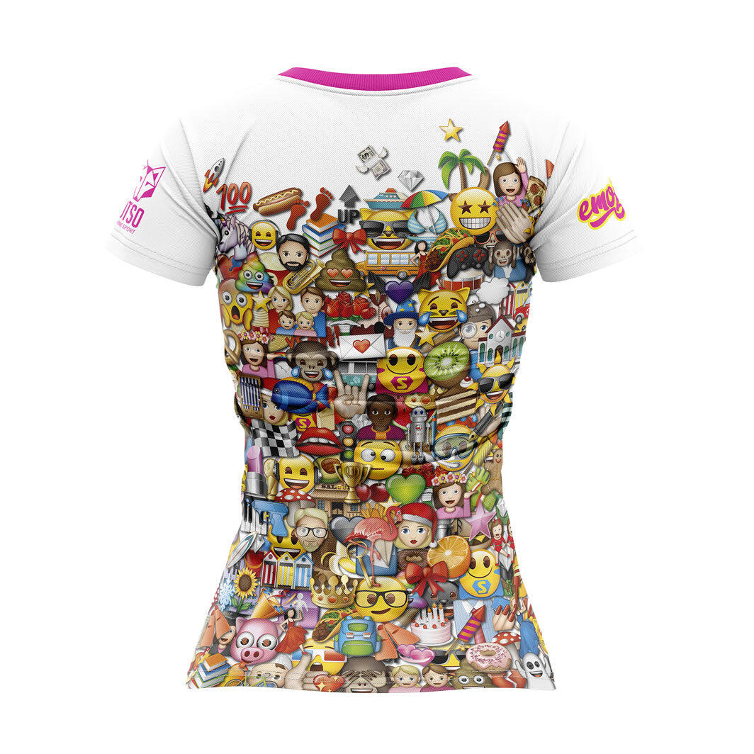 T-shirt manches courtes femme - Emoji Big Wave 2/3