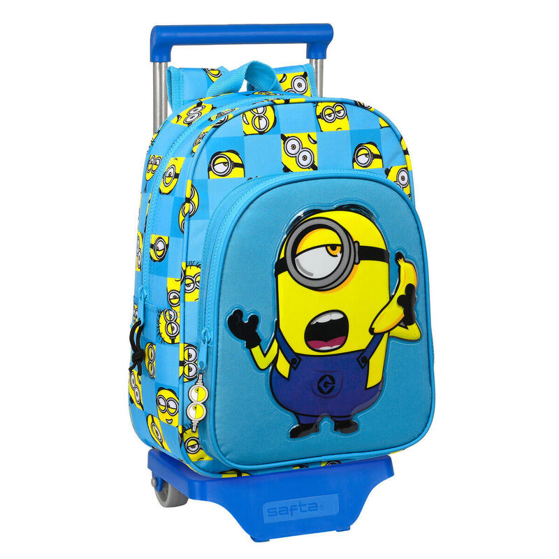 Cartable à roulettes Minions Minionstatic Bleu