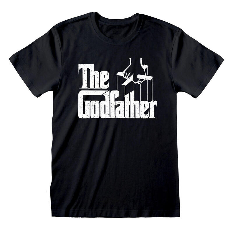 Maglia a Maniche Corte The Godfather Logo Nero