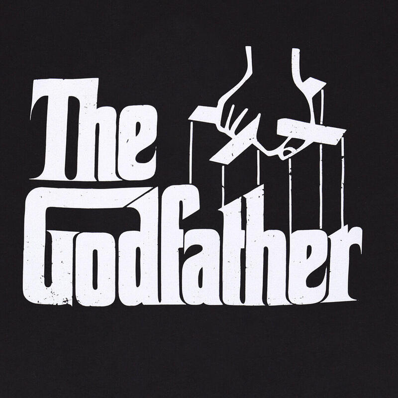 Camiseta de Manga Corta The Godfather Logo Negro