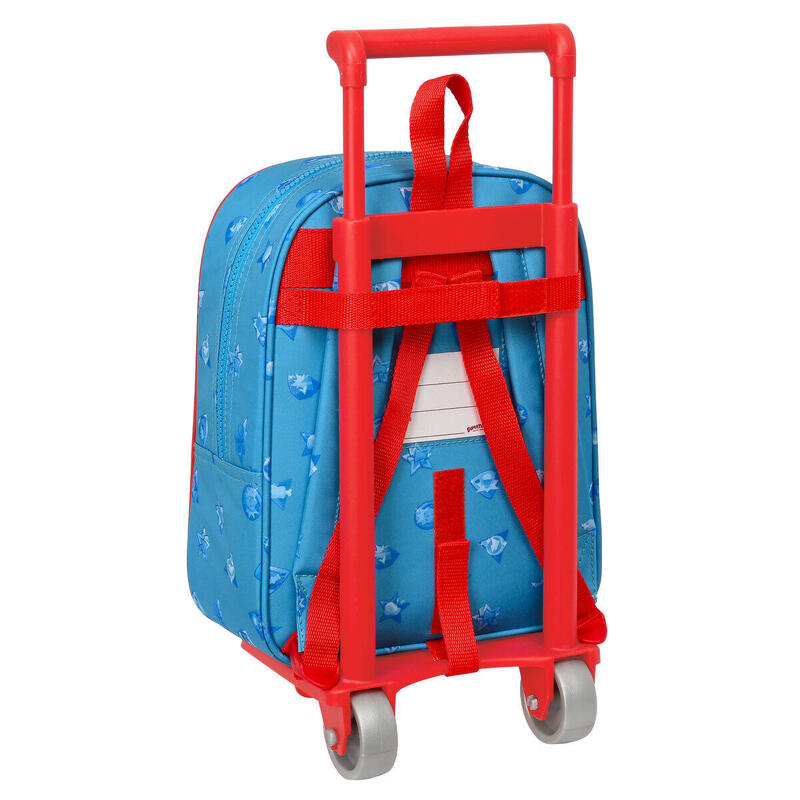 Cartable à roulettes Rescue force Bleu