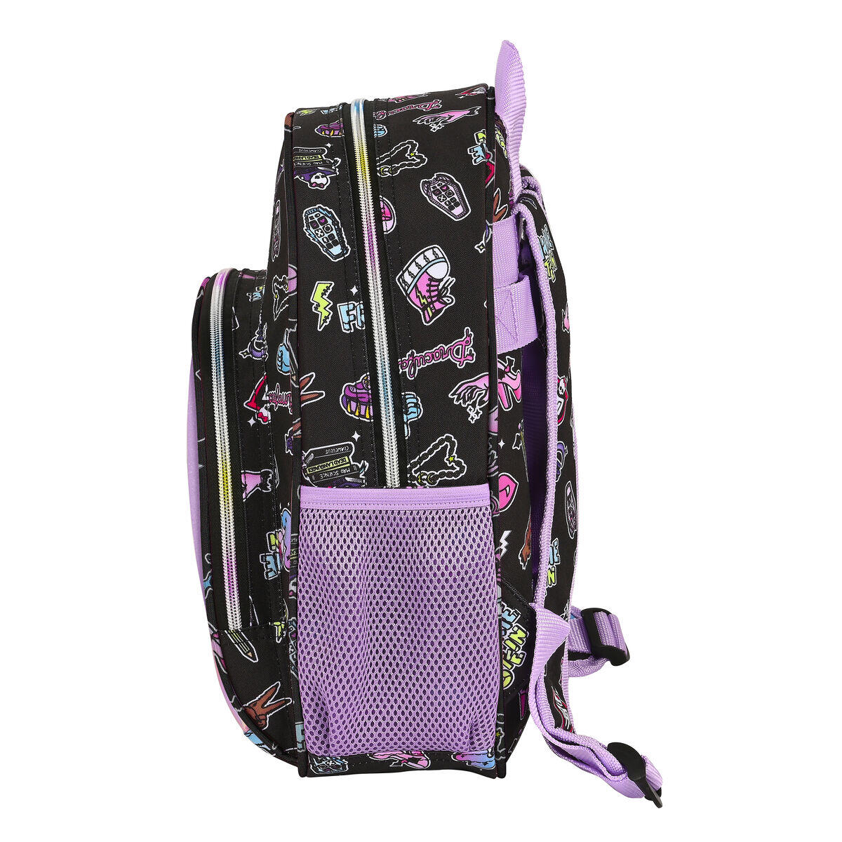 Mochila Escolar Monster High Creep Negro 3/3