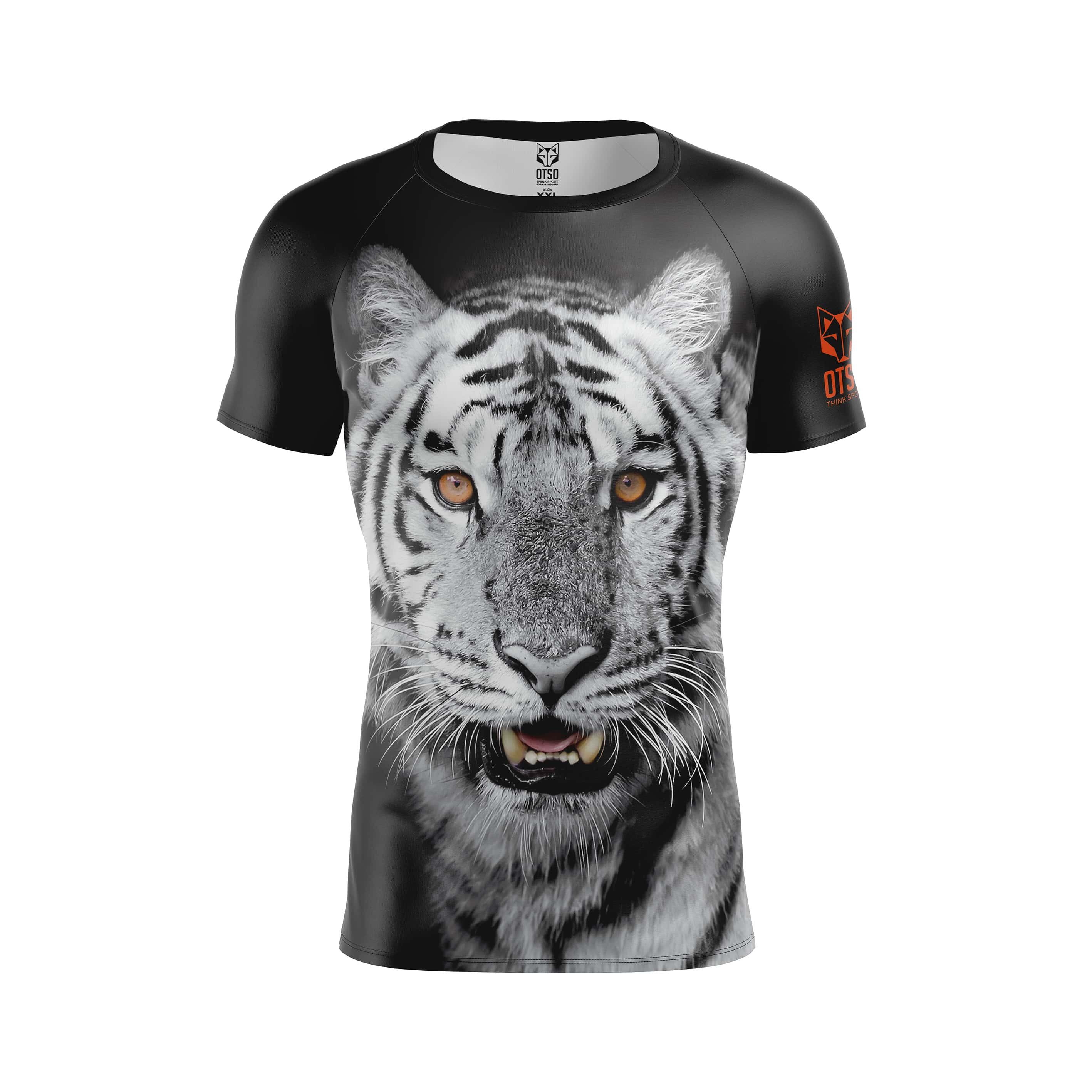 T-shirt de manga curta homem - tiger