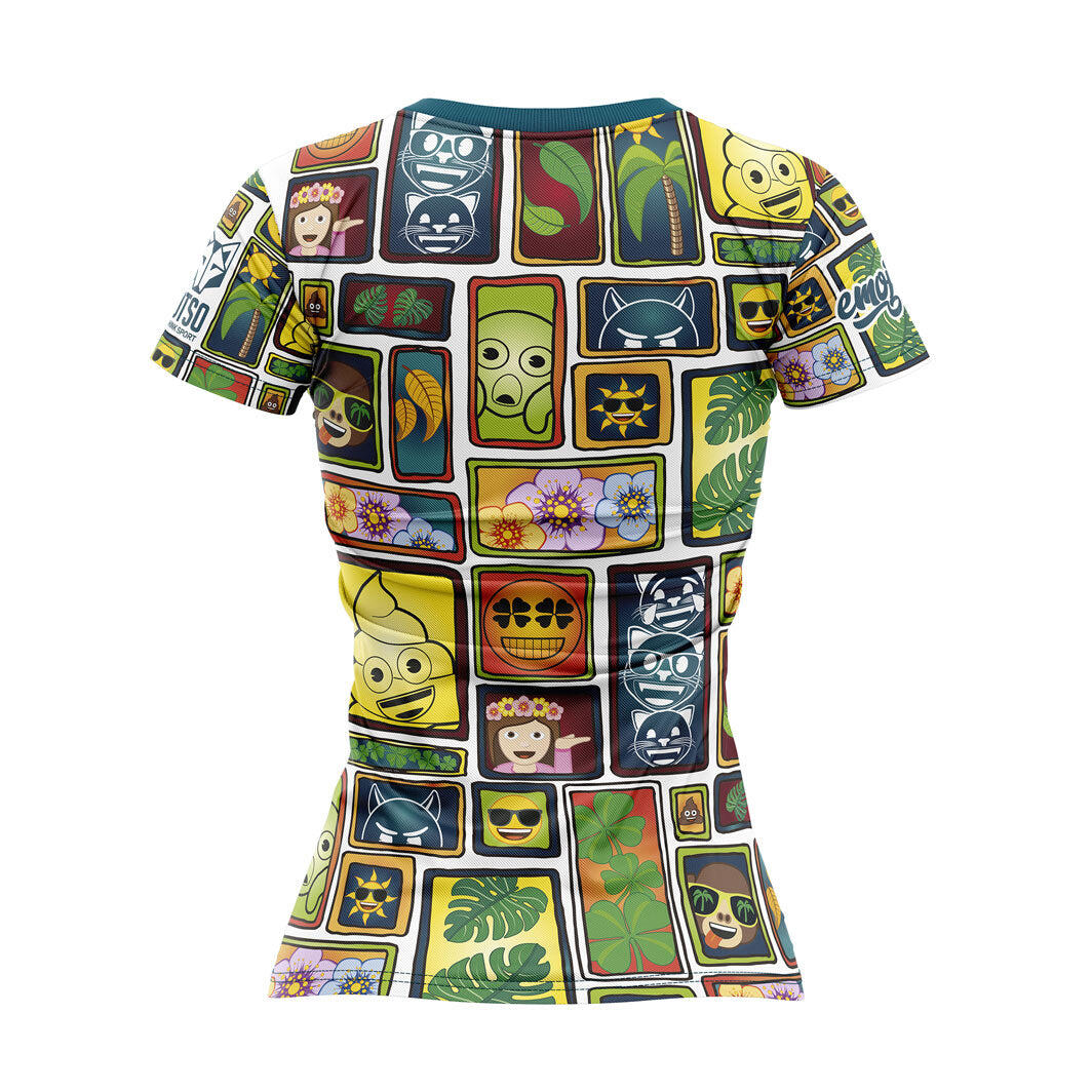 T-shirt manches courtes femme - Emoji Portrait 2/3