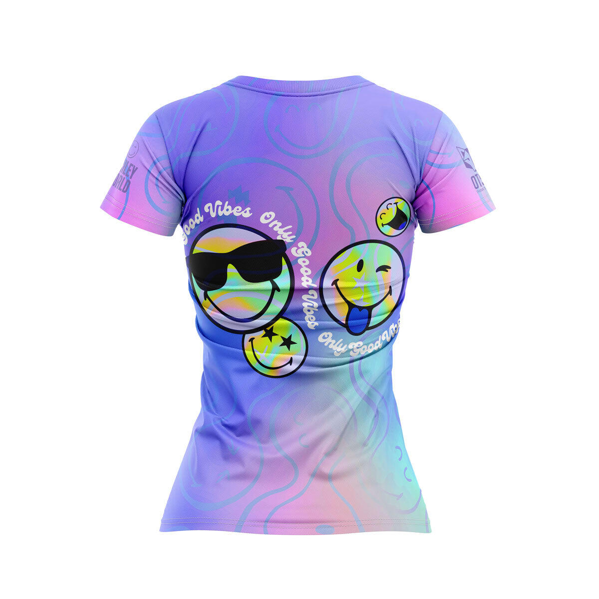 T-shirt manches courtes femme - SmileyWorld Vibes 2/3