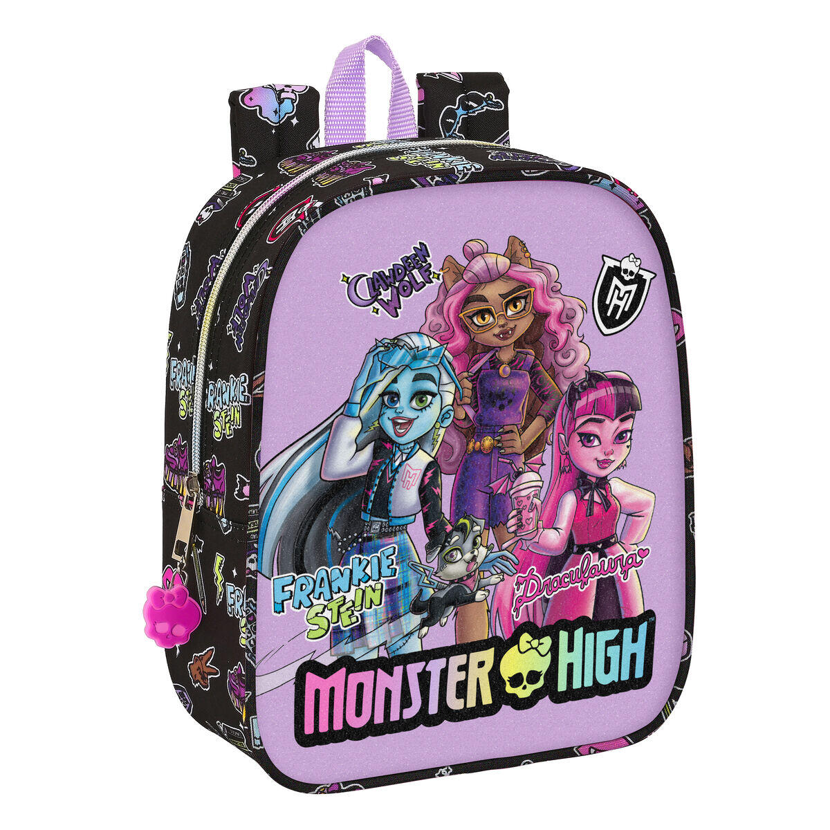 MONSTER HIGH Schoolrugzak Monster High Creep Zwart