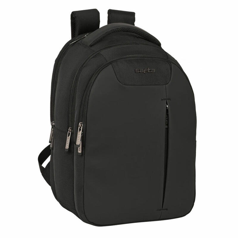 Mochila para Portátil y Tablet con Salida USB Black Negro