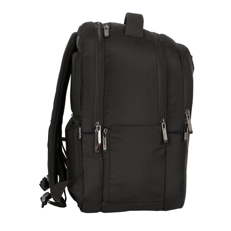 Mochila para Portátil y Tablet con Salida USB Black Negro