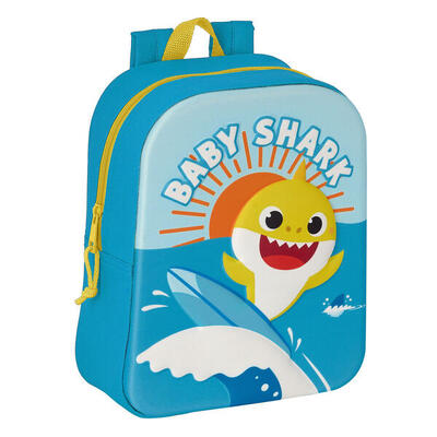 Zaino Scuola Baby Shark Azzurro