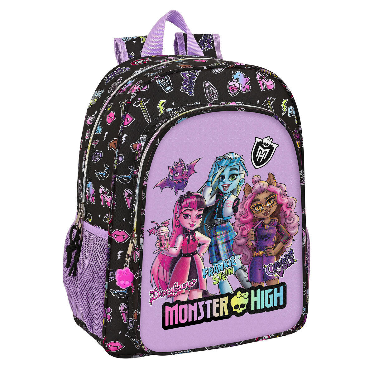 Monster High - Cartable Creep Noir - Sac À Dos - Noir - Taille Unique - Decathlon