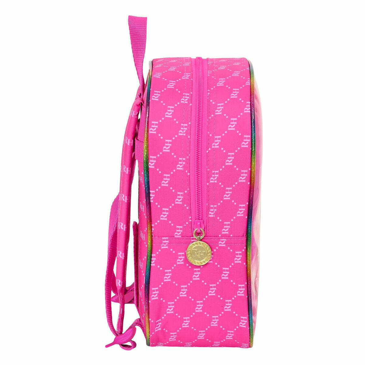 Mochila Escolar Fucsia 3/3