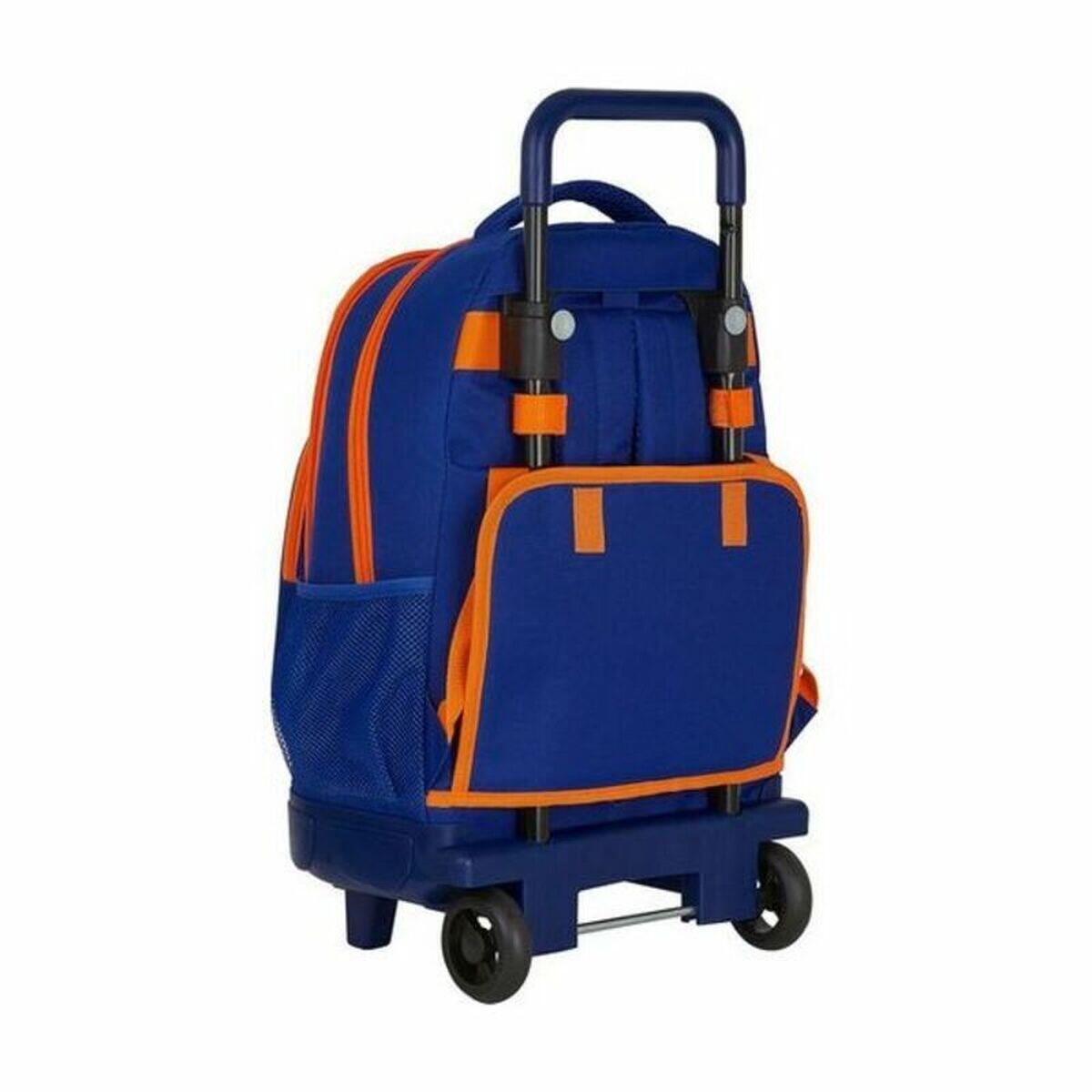Mochila Escolar com Rodas Valencia Basket M918 Azul 2/4