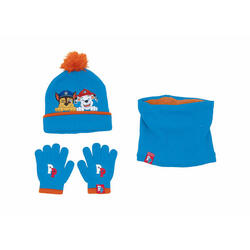 Bonnet, Gants et Echarpe Friendship Orange
