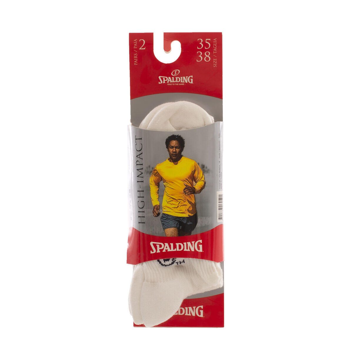 Sokken Spalding IMPACT BLANCO C34019  Wit 3/5