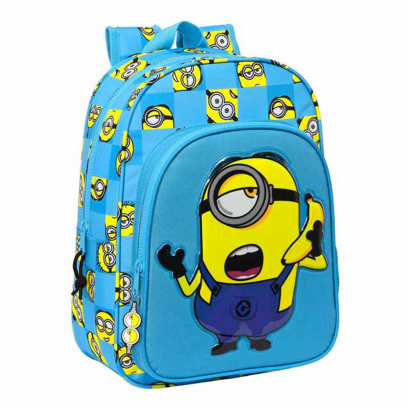 Cartable Minionstatic Bleu