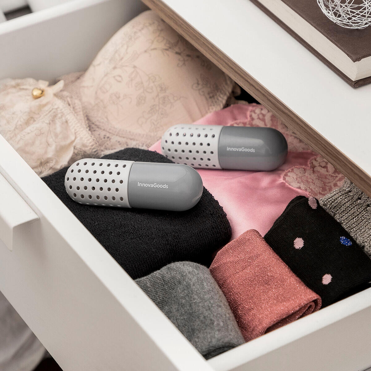 Capsules Désodorisantes pour Chaussures InnovaGoods Gris 5/5