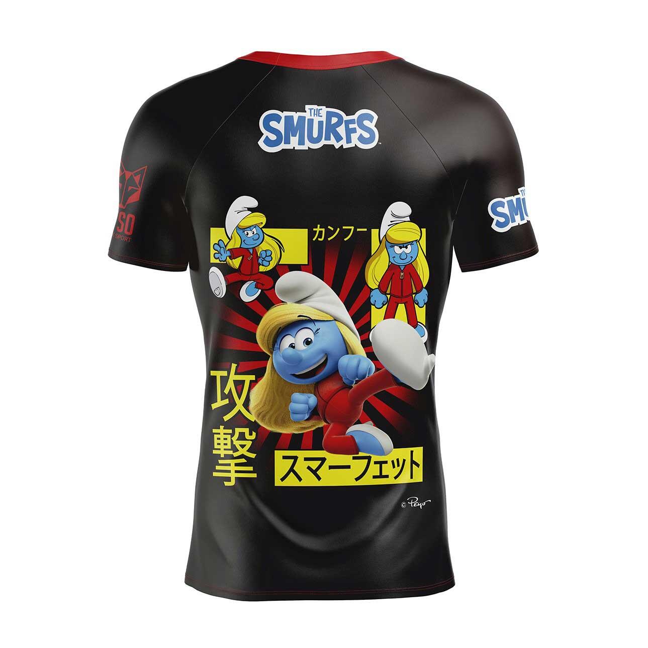 Camiseta manga corta hombre - Smurfs Manga Black 2/3