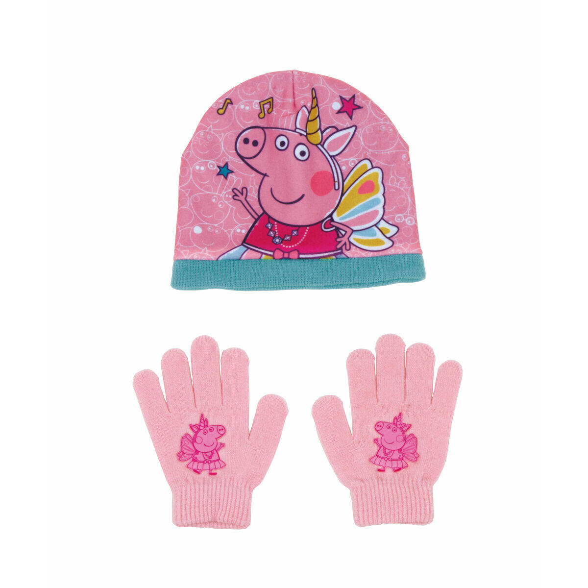 PEPPA PIG Gorro e Luvas Peppa Pig Cosy corner