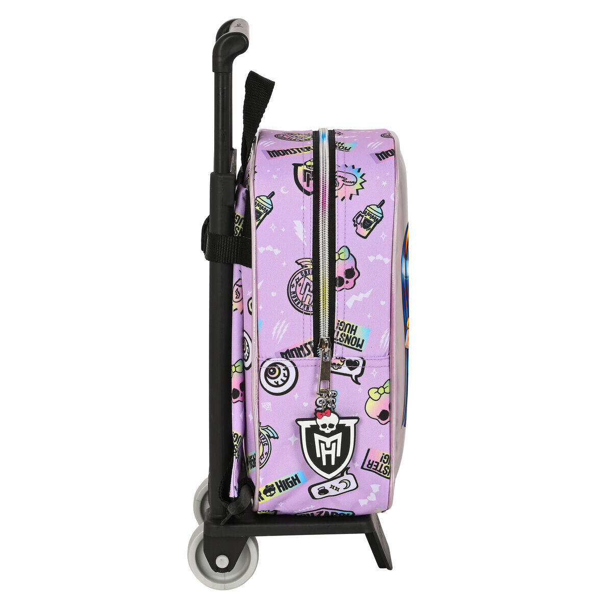 Mochila Escolar con Ruedas Monster High Best boos Poliéster 300D 2/3