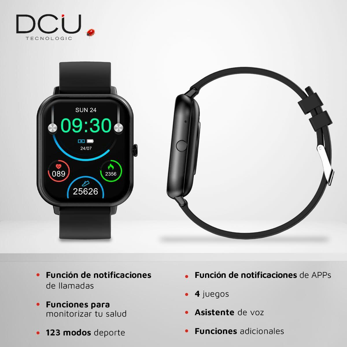 Montre intelligente DCU CURVED GLASS PRO Noir 4/6