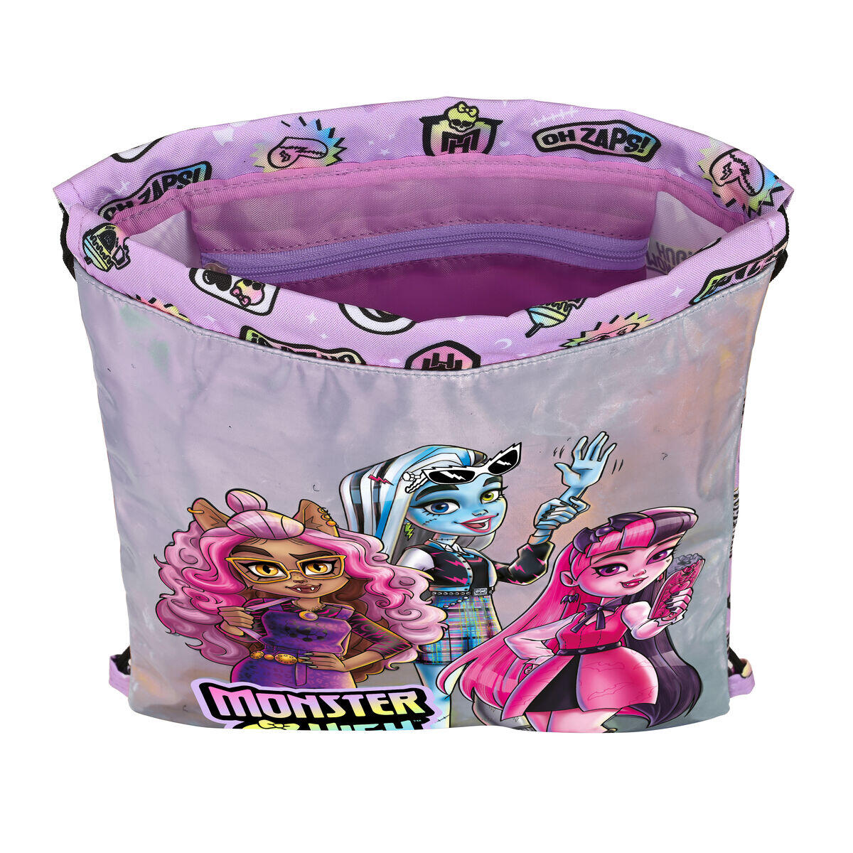 Bolsa Mochila con Cuerdas Monster High Best boos 3/4