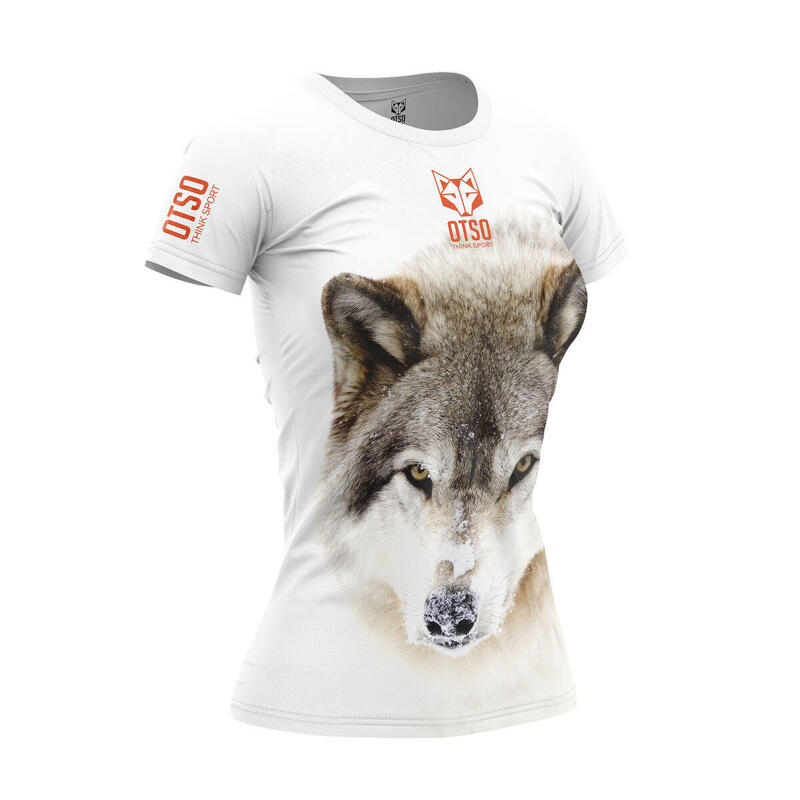 T-Shirt de manga curta Mulher OTSO - Wolf