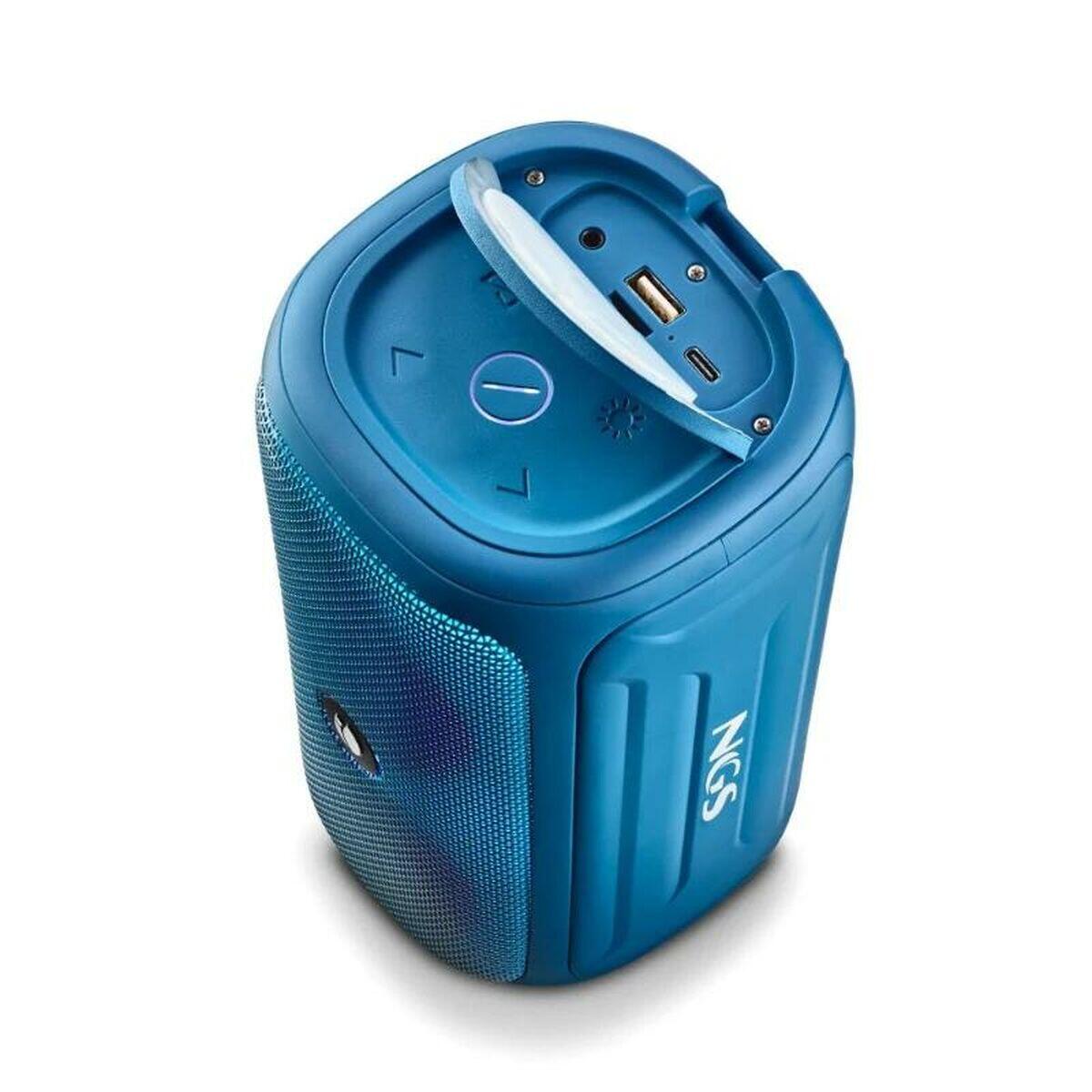 Haut-parleurs bluetooth portables NGS ROLLERBEASTAZURE 3/4