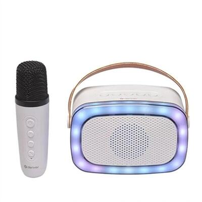 Dankzij de draagbare bluetooth®-luidsprekers btm-610 wit