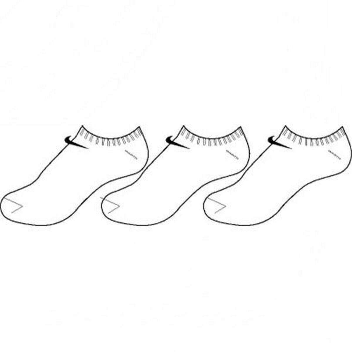 3 Paar Nike Sneaker Socken No Show Füßlinge schwarz / weiß / Mehrfarbig  SX2554 2/3