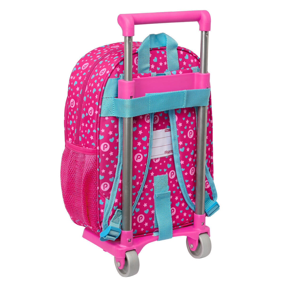 Mochila Escolar com Rodas Pinypon Azul 2/3