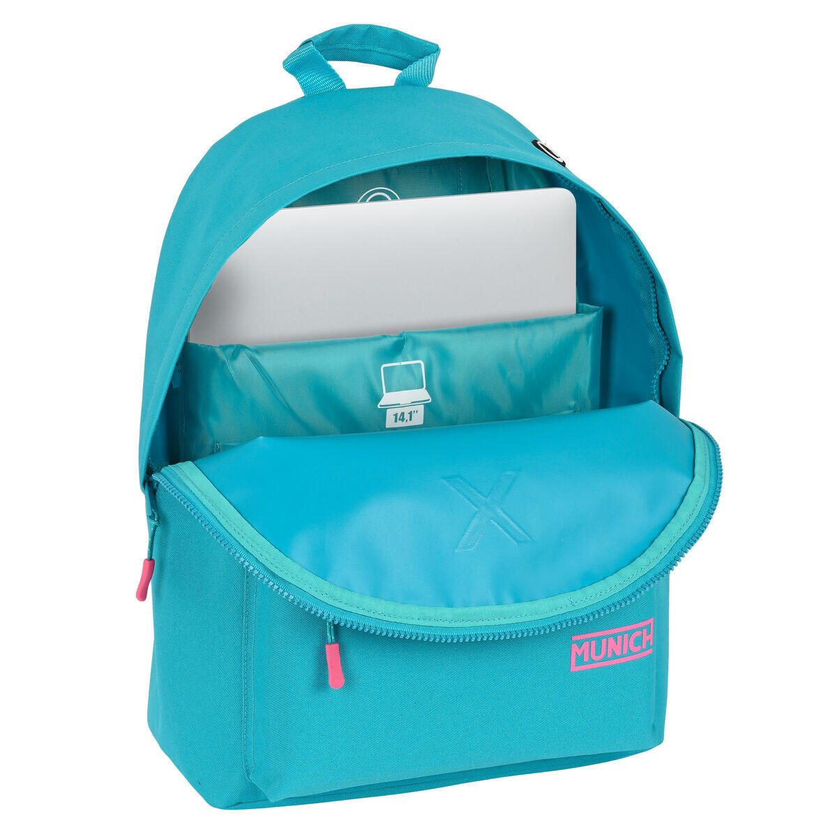 Sacoche pour Portable Munich  munich basicos  Turquoise 3/4