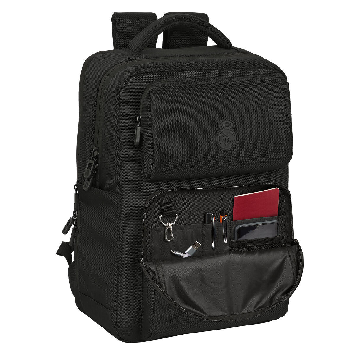 Mochila para notebook Real Madrid C.F. Preto 4/5