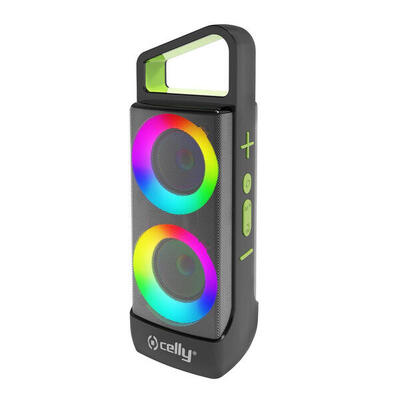 Dankzij de draagbare bluetooth®-luidsprekers celly groovergbbk zwart