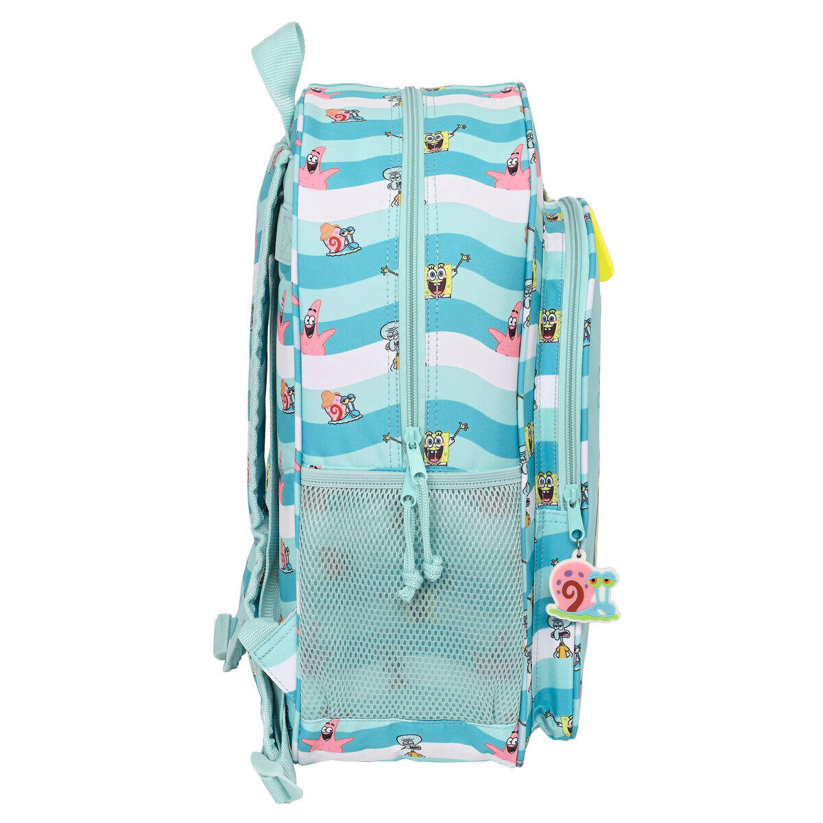 Schoolrugzak Spongebob Stay positive Blauw 2/3