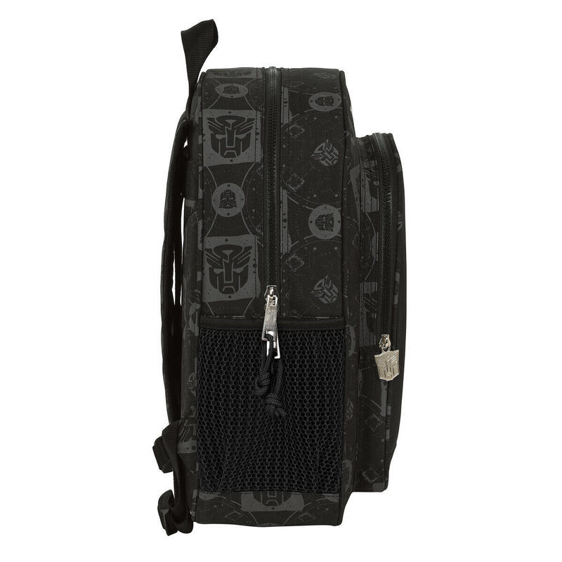 Mochila Escolar Transformers Negro