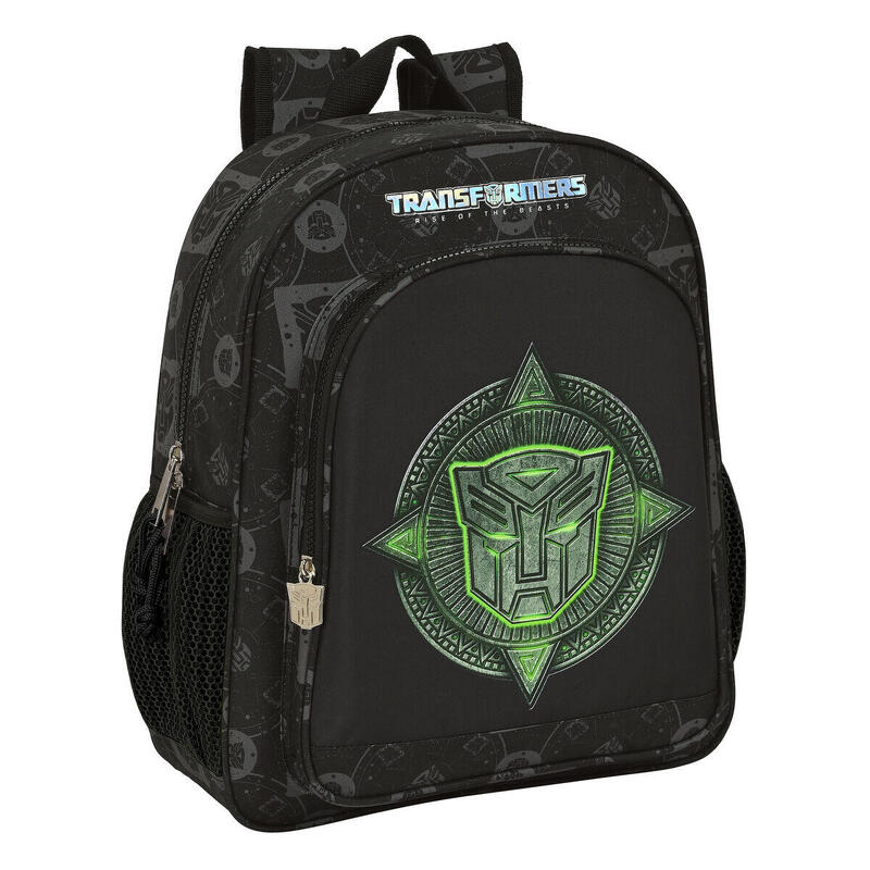Mochila Escolar Transformers Negro