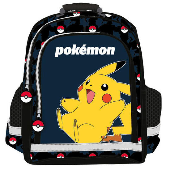 Mochila Escolar Pokémon Pokeball Azul