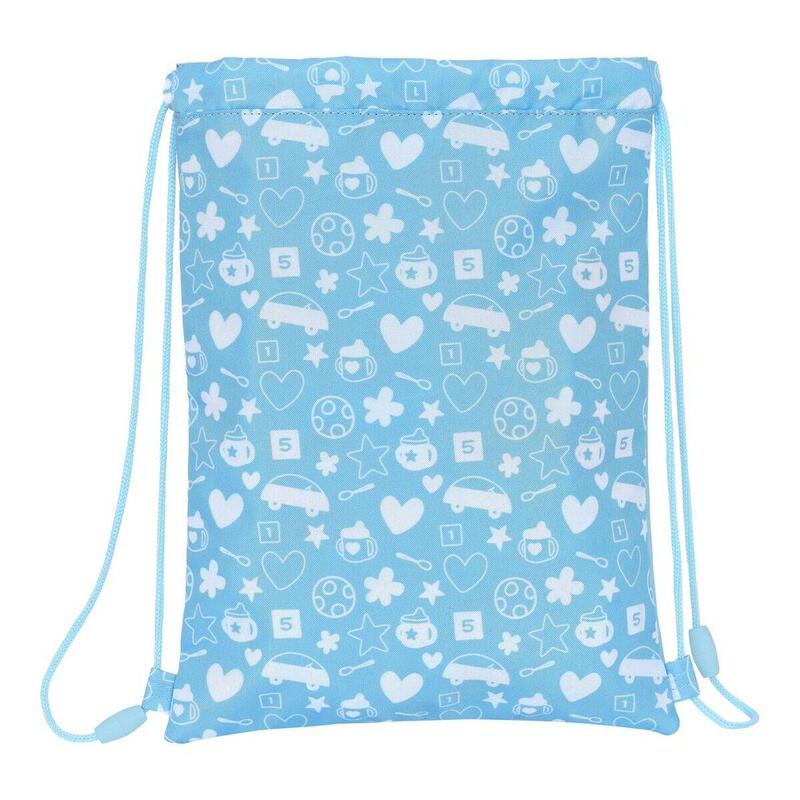 Bolsa Mochila con Cuerdas Baby Azul