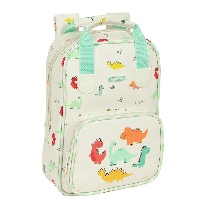 Cartable Dinos Crème